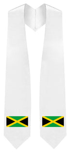 Jamaica Embroidered Patch Stole - Jamaican Flag Patch Sash