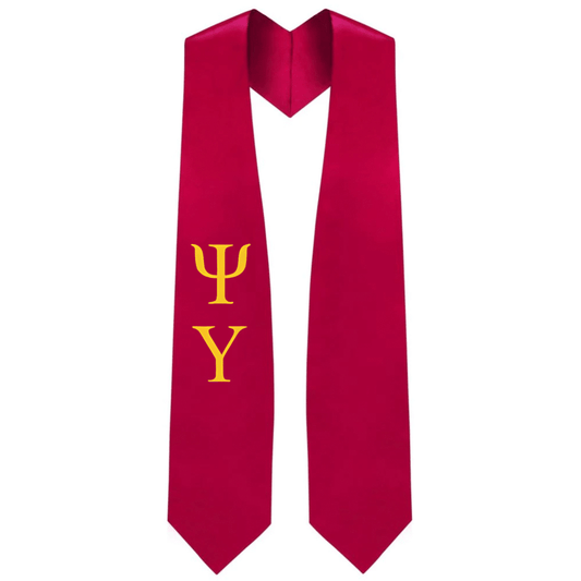 Psi Upsilon Greek Lettered Stole