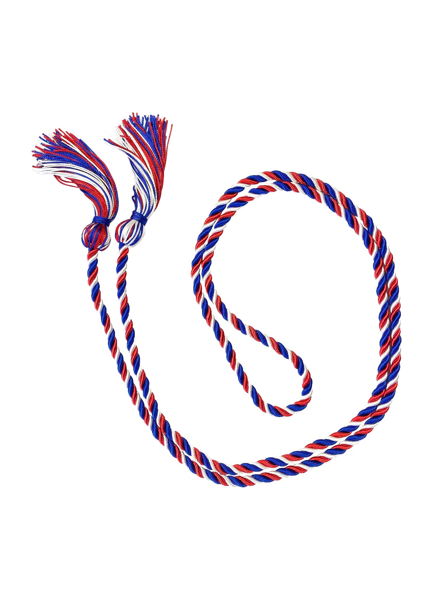 Military Graduation Honor Cord - Red, White & Blue Honor Cords