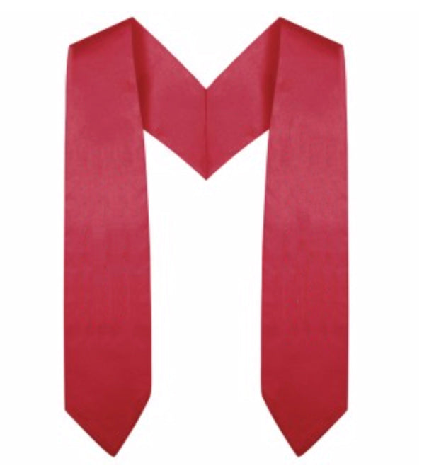 Red Preschool & Kindergarten Graduation Stole - Stoles.com