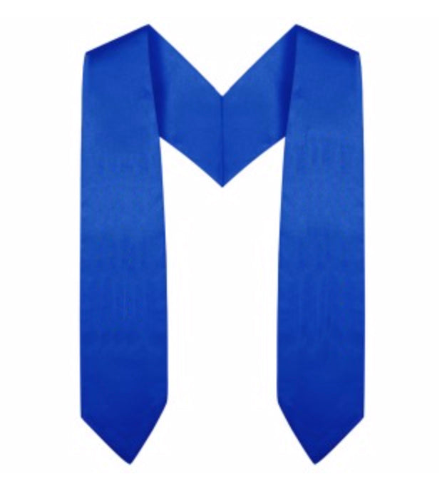 Royal Blue Preschool & Kindergarten Graduation Stole - Stoles.com