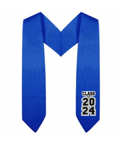 Class of 2024 Stoles - 2024 Graduation Stoles & Sashes – Graduation Cap  and Gown