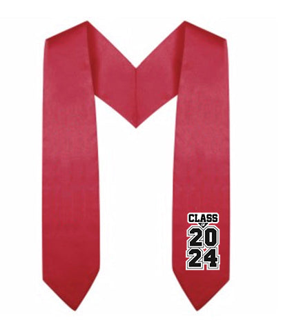 Red Kindergarten/Preschool Class of Stole