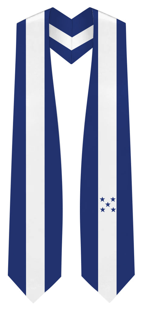 Honduras Graduation Stole - Honduras Flag Sash - Stoles.com