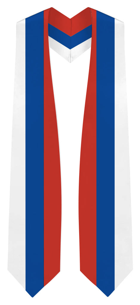 Russia Graduation Stole - Russian Flag Sash