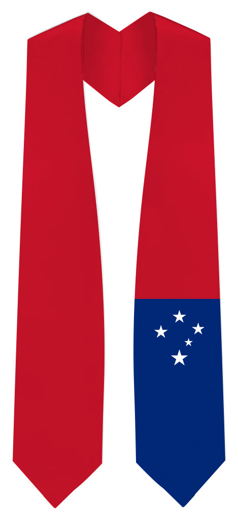 Samoa Graduation Stole - Samoan Flag Sash