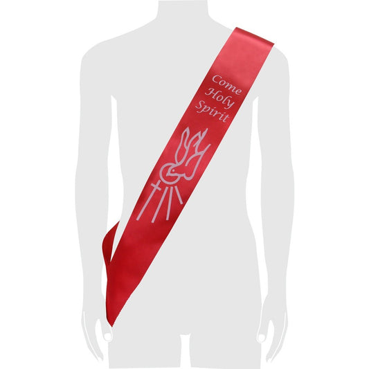 ‘Come Holy Spirit and Dove’ Confirmation Sash - Stoles.com