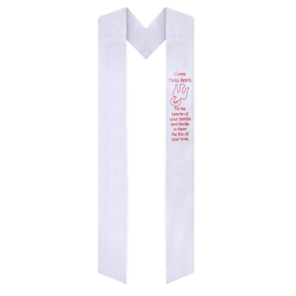 ‘Come Holy Spirit and Dove’ Confirmation Stole - Stoles.com