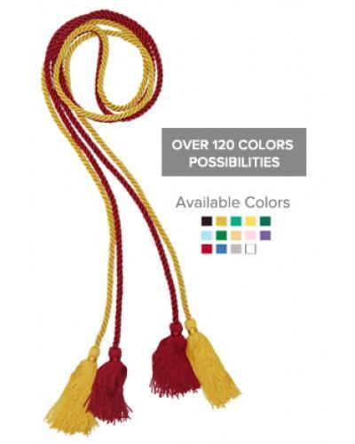 Double Graduation Honor Cords - Custom Honor Cords - Graduation Cap and Gown